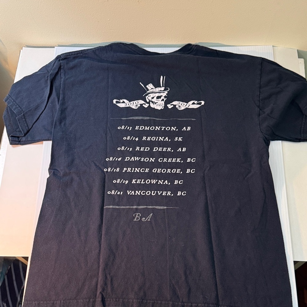 Bryan Adams Bare Bones Tour T-Shirt, men's large - Picture 4 of 4